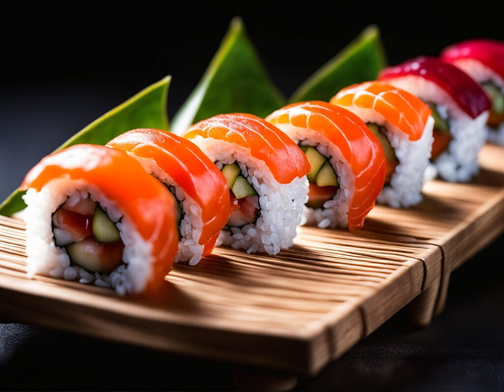 日本的壽司名店 ai generated, sushi, food, salmon, japanese food, japan, sushi, sushi, sushi, sushi, sushi, food, food, food, japanese food
