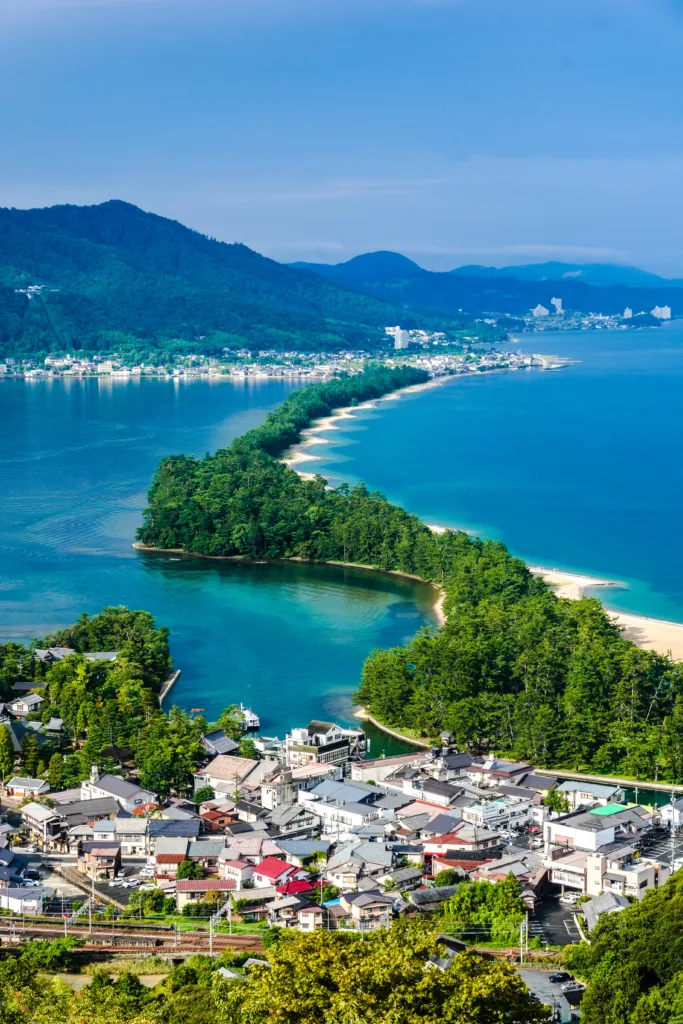 日本三景之一的京都天橋立 Amanohashidate Sandbar