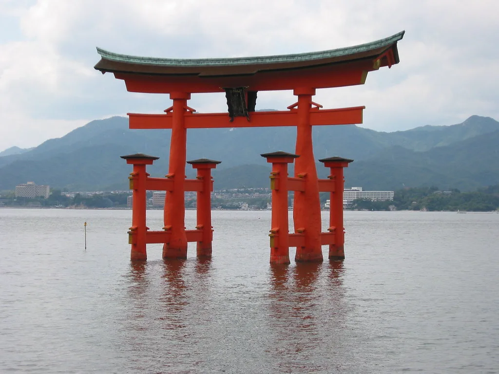 日本三景之一的廣島宮島 Miyajima